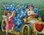 Cherubs Angels Driving Jalopy Auto Car Postcard Series 8887 Germany Embossed PFB