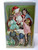 Santa Claus And Children Christmas Postcard 1909 Minonk Illinois BW 365 Germany