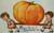 Antique Halloween Postcard Gel Coat Gottschalk Dreyfuss & Davis Giant Pumpkin