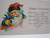 Christmas Postcard Santa Smoking Pipe With Bluebird Original Vintage Unused 302