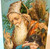 Victorian Santa Claus Christmas Postcard Otto Schloss No 642 Original Embossed