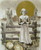 John Winsch Thanksgiving Postcard Schmucker Victorian Pumpkin Lady Gold Sun 1911