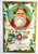 Santa Claus With Nutcrackers Toys Christmas Postcard Undivided Back Series 4024