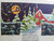 Vintage Halloween Haunted Christmas Postcard Orange Moon Owl Snow Unused W 589