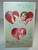 Valentines Day Postcard Cherub Looks Through 3 Hearts Series 699 Vintage German