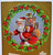 Santa Claus With Toys Hail Happy Christmas Tide Postcard Embossed Vintage Unused