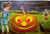 Victorian Halloween Postcard Fantasy Child JOL US Flag Black Cat Owl Cauldrons