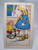 Christmas Postcard Whitney Child With Doll On Sled Embossed Madison SQ Station