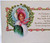 Christmas Postcard Victorian Women Holiday Wreath Whitney 1916 Embossed Vintage