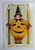 Halloween Postcard Whitney Die-Cut Standup Clown Girl Pumpkin Costume Original