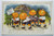 Halloween Postcard Whitney Die-cut Fantasy Pumpkin Face Heads Goblin Kids 1915