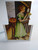 Victorian Halloween Postcard Whitney Die-Cut Standup Women On Staircase Unused