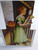 Victorian Halloween Postcard Whitney Die-Cut Standup Women On Staircase Unused