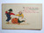 Halloween Postcard Nash Dutch Boy Girl Dancer Original Antique Series 39 Vintage