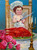 Thanksgiving Postcard Cherub Angel Baby Carves Turkey Candles Stecher 313 B