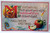 Halloween Postcard JOL Pumpkin Apple Candle Heart Fantasy HIR Series 142 Vintage