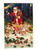 Santa Claus Christmas Postcard Fire Torch Cherubs Angels Moon Stars Germany MAB