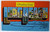 Greetings From Long Beach California Large Letter Linen Postcard EC Kropp Unused