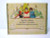 Christmas Greeting Card Merrie Carolers Singling Homes Village Embossed Vintage