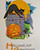 Halloween Postcard Fantasy Gibson Black Cats Vampire Bats Big Moon JOL Pumpkin