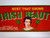 Irish Beauty Crate Label Lovely Blue Eyed Shamrock Lady Ireland Vintage 1940s