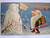 Christmas Postcard Snowman With Sign Gnome Fantasy Dwarf Tucks 1906 Series 8360