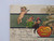 Halloween Postcard HBG HB Griggs Pixies Elves Brownies Fantasy Ann Arbor Germany