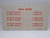 Kick-Off Pinball Machine Game Original Instruction Replay Value Cards 1958 KO3A