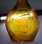 Wheaton Will Rogers Amber Yellow Glass Bottle Retro 1969 Vintage Rope Vaudeville