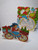 Christmas Greeting Card Kids On Bikes Diecut Foldout Standup Retro Mid Century