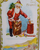 Santa Claus Christmas Postcard 1907 Toy Dolls Village Church Germany Embossed