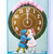 New Years Day Postcard Giant Clock 12 O'clock Two Children Kissing Stecher 203 D