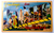 Greetings From Los Angeles California Large Letter Linen Postcard Longshaw 1946