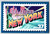 Greetings From New York Large Letter Chrome Postcard USPS 2001 Statue Of Liberty