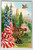 Decoration Memorial Day Postcard Cannon Balls Guns Flags Patriotic Series 604