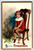 Christmas Postcard Ellen Clapsaddle Boy Seated On Chair Germany S Garre Embossed