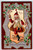 Santa Claus Christmas Postcard Dancing With Candy Cane Pipe Torch Nash Ser 18