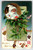 Santa Claus Christmas Postcard Tuck White Suit Coat Embossed 1907 Original