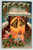 Christmas Postcard Cherubs Angels Embossed Bells Religious Pinecones Holly 1907