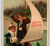Christmas Postcard Children On Sailboat Girl With Muff BW Germany 296 Embossed