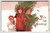 Christmas Postcard Children Boy Girl Muff Xmas Tree Owen Artist MH Series 924