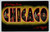 Greetings From Chicago Nighttime Illinois Large Letter Postcard Linen Curt Teich