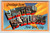 United Nations New York City Large Letter Greetings From Linen Postcard Unposted