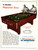 Professional Series Pool Table Flyer Original Vintage US Billiards Game 1960's