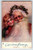 Santa Claus Girl Christmas Postcard Frances Brundage Tuck Series 1822 Oilette