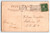 Christmas Postcard Santa Claus Smokes Pipe Toys Chimney Roof Moon Church 1924