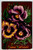 Birthday Flowers Postcard Purple Pansies Gel Germany Series 700 Vintage Greeting