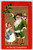 Santa Claus Christmas Postcard Green Suit Coat Tuck Series 501 Series 109 Emboss