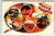 Postcard Greetings From South Dakota Chrome Paint Pallet Paintbrush Dramatic
