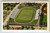 Municipal Football Sports Stadium Bristol Virginia Tennessee Linen Postcard VA